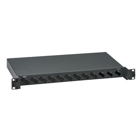 Actassi Fiberpatchpanel for 12xSC duplex (24 fiber) 1HE sort