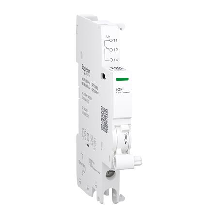 Acti9 Signal kontakt iOF 1OC 2mA til 100mA for iC60 RCBO iC40 iCV40 skrueklemme bund 24...230V AC &