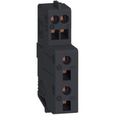 Hjælpe/signalkontakt OF eller SD til GV4 for montage under frontdæksel