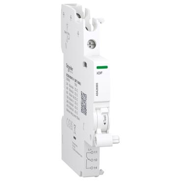 Acti9 Signal kontakt iOF 1OC 100mA til 6A for iC60 Dobbelt terminal skrueklemme top 24...415V AC & 2