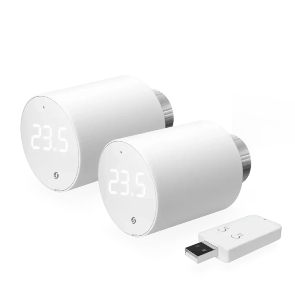 Shelly BLU TRV 2-pack + 1 x BLU Gateway Gen3 - Smart radiatortermostat