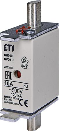 SIKRING NH000 10A GG 500V
