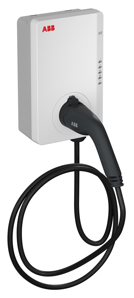 ABB Ladeboks 11KW type 2-stik med WIFI, Bluetooth mm..