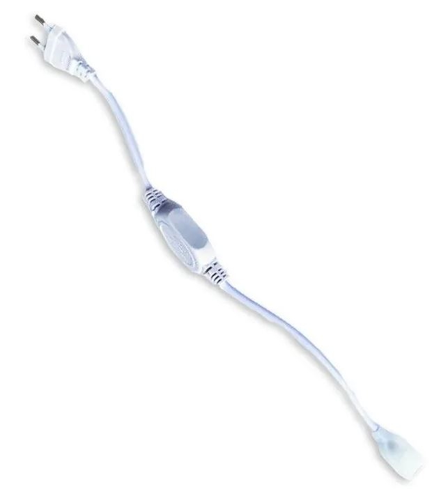 Stik til 230V LED strip (Type X) - Inkl. endeprop,