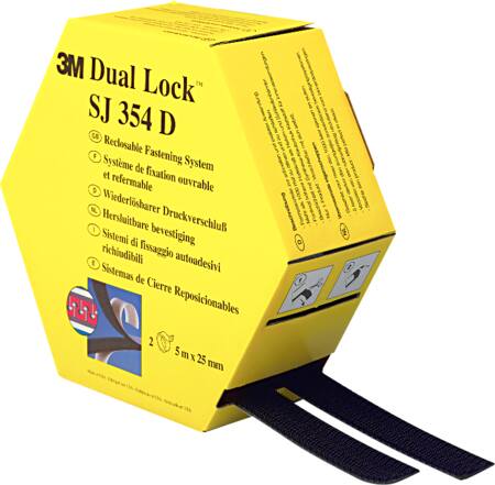 DUAL LOCK DISPENSER 25MM X 5M SORT