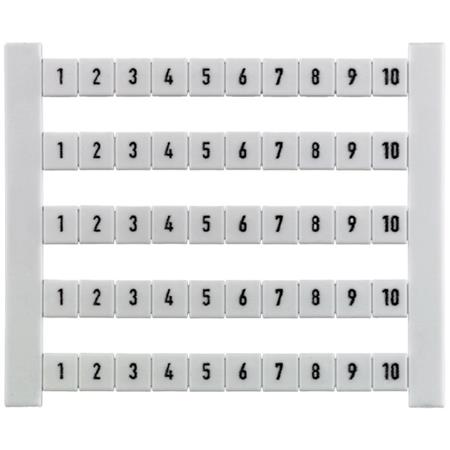 Mærkeark 5-GW 53726 mærke PE i ark a 50 styk