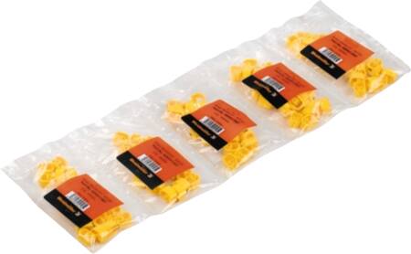 Ledning mærk cli 1-3 gul/sort - (P200)