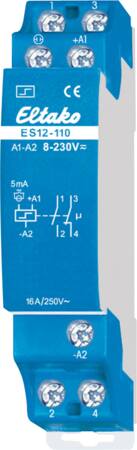 KIP ELEKTR. 1S+1B 16A 12-230VUC