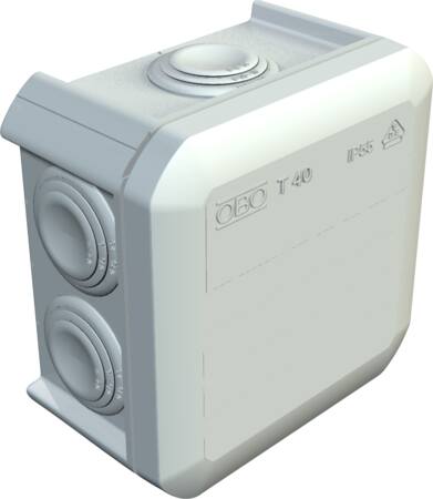 FORGRENINGSDÅSE T40 90X90 LGRÅ