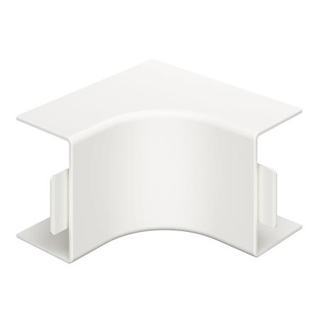 WDK HJØRNE INDV. 40X60 MM HVID RAL 9010