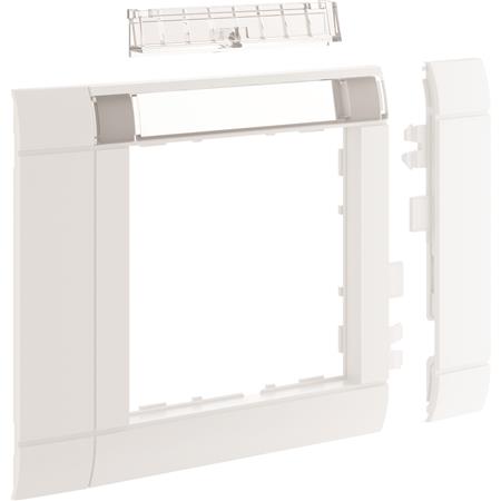 Ramme 80mm M55 RAL9016 m. skriftfelt