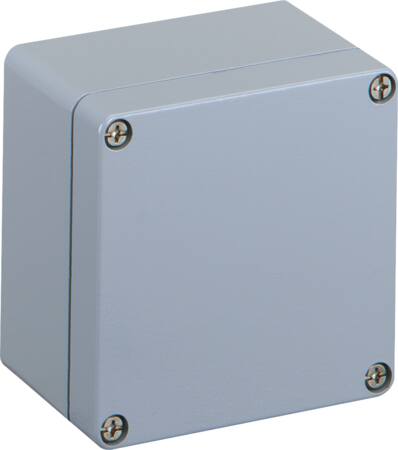 KASSE ALU 120X120 AL 1212-8 GRÅ