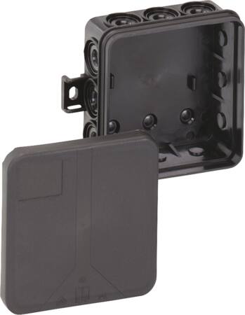 FORGRENINGSDÅSE I12 85X85 SORT