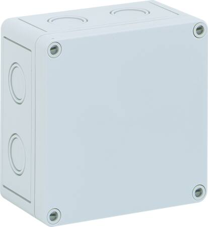 KASSE 130X130X75MM, POLYSTYROL GRÅ