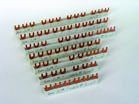 SLØJFESKINNE, 4P, 80 A, 2 ENHEDER