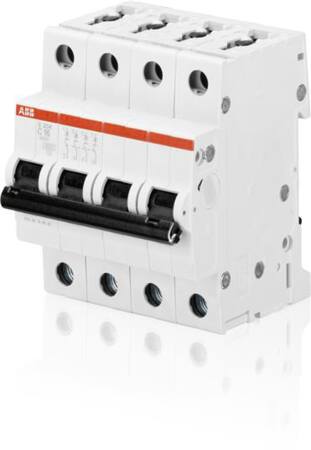 Automatsikring C 25A 4-polet C-karakteristik brydeevne 6kA 230/400V AC 70mm bred S204-C25