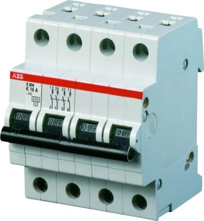 Automatsikring 4 polet  D16 S204-D16