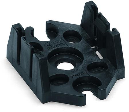 Monteringsbeslag 3-polet sort