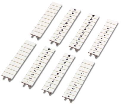 Mærkeskilte til klemmer ZB 5,LGS:L1-N,PE