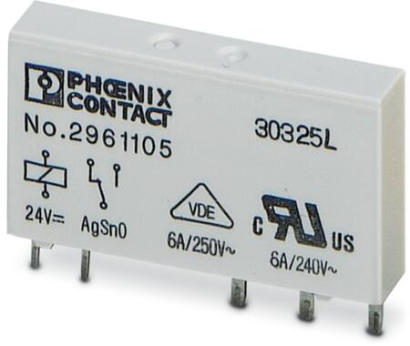 Enkeltrelæ REL-MR- 24DC/21