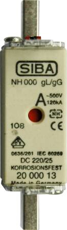 SIKRING NH000 50A GG 500V