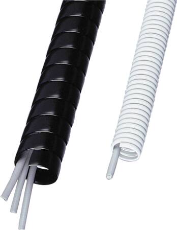 Spiralslange Ø20mm indv. sort SPF 20