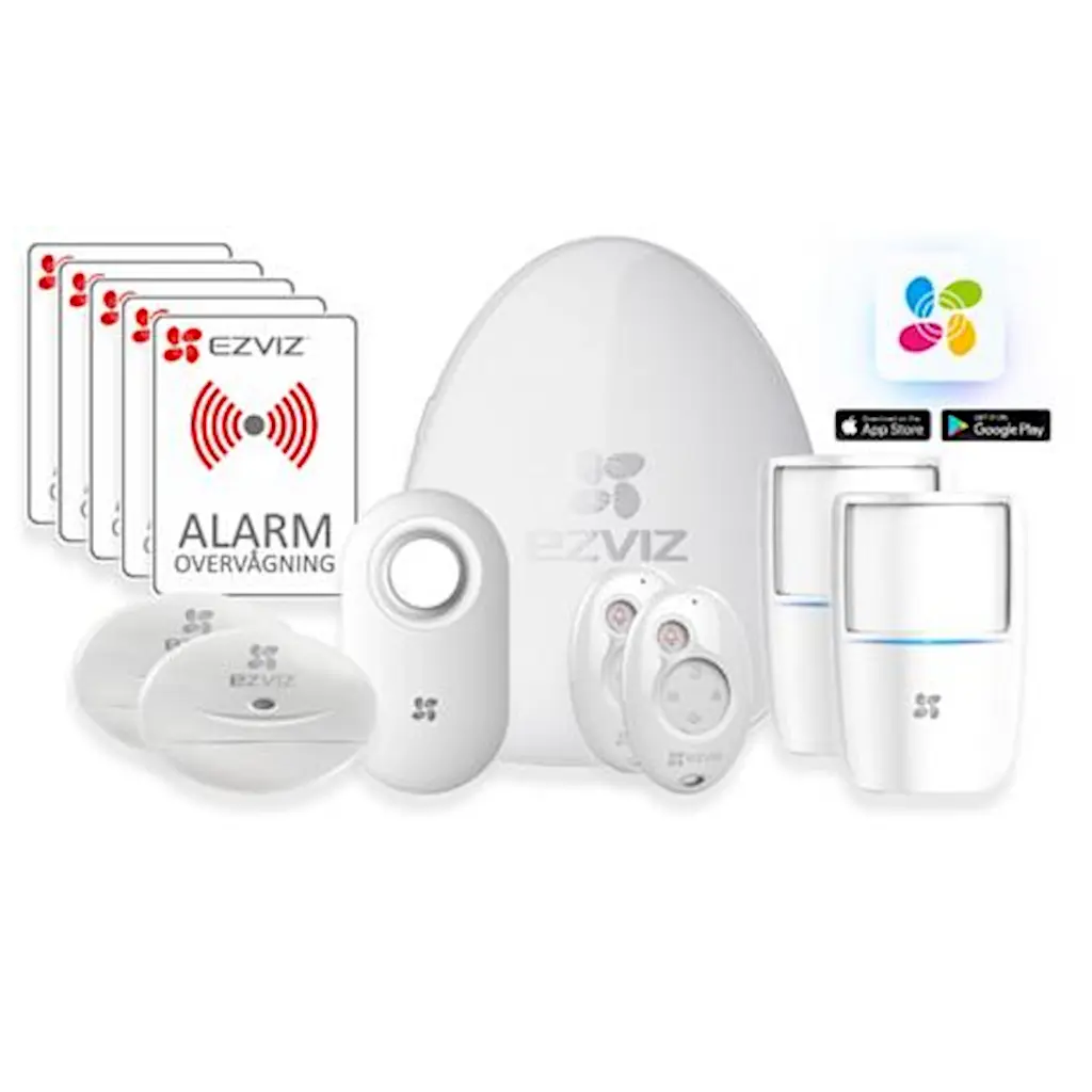 EZVIZ ALARM KIT, STOR PAKKE