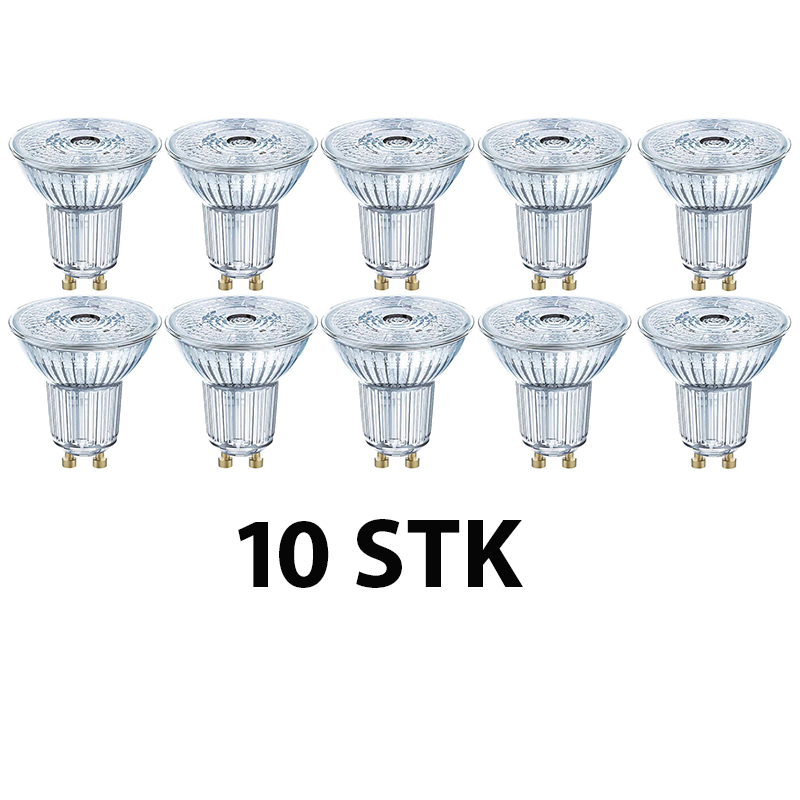 OSRAM GU10 Reflektor 4.3W 2700K 10 stk. pr. pakke