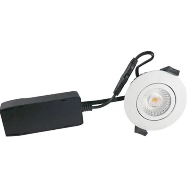 Low profile ECO 6W 3000K - Hvid