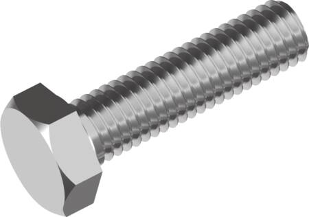 SÆTBOLT M6X20MM A2 SW10 U/MØTRIK DIN933