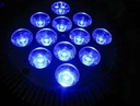LED vækstlys, 12W, E27, Ren blå, Grow lamp