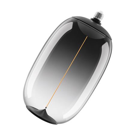 OSRAM Vintage 1906 LED elipse oval filament magnetic røgfarvet 300lm 12W/818 (42W) Ø200mm E27 dæmpba