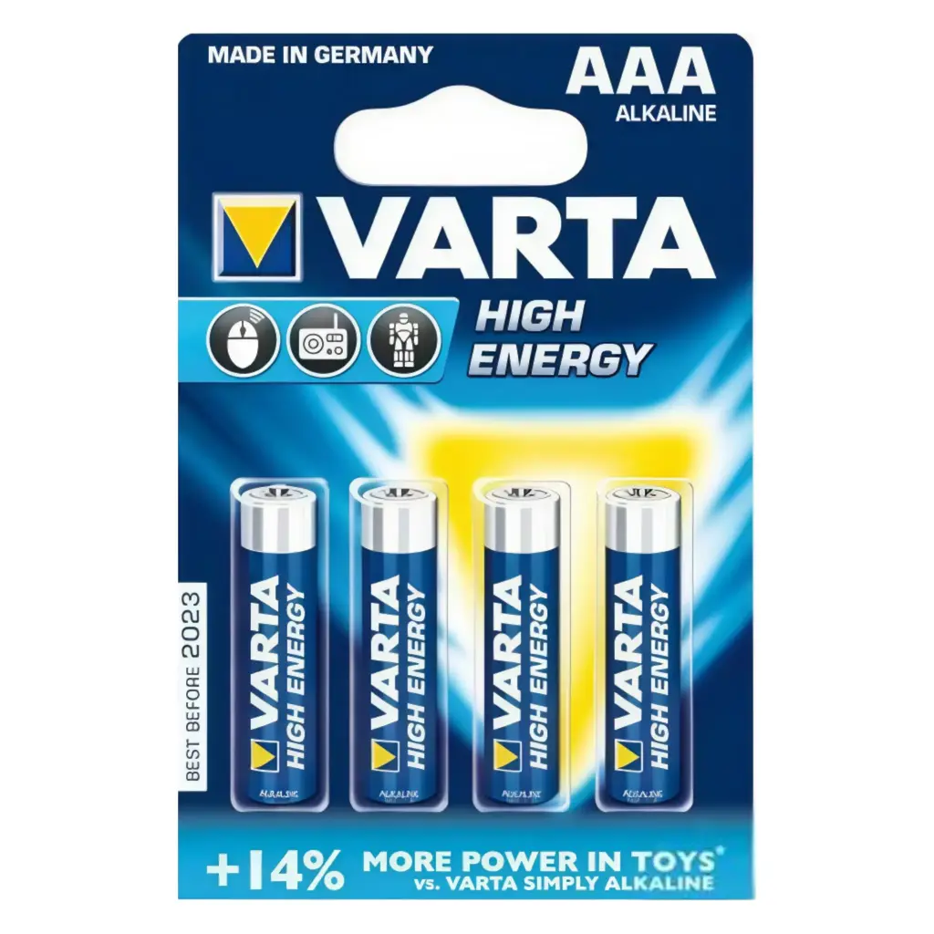 High Energy alkaline AAA batteri