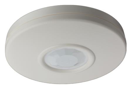 PIR DETEKTOR 360°, Ø7,5M. HVID
