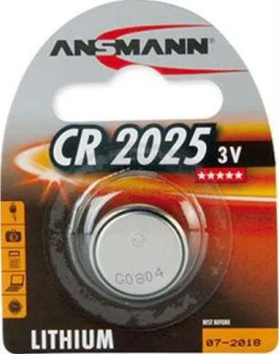 CR2025 Lithium 3,0V knapcelle batteri
