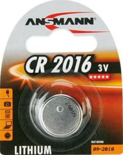 CR2016 Lithium 3,0V knapcelle batteri
