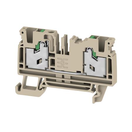 SNAP IN 2-POL 4MM² BEIGE