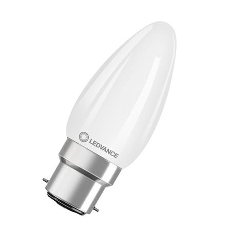 LED KERTE 4,8W/827 (40W) MAT B22D DÆMP