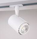 VELO LED TRACK LIGHT, 1-FASET, HVID, 8W, 230V