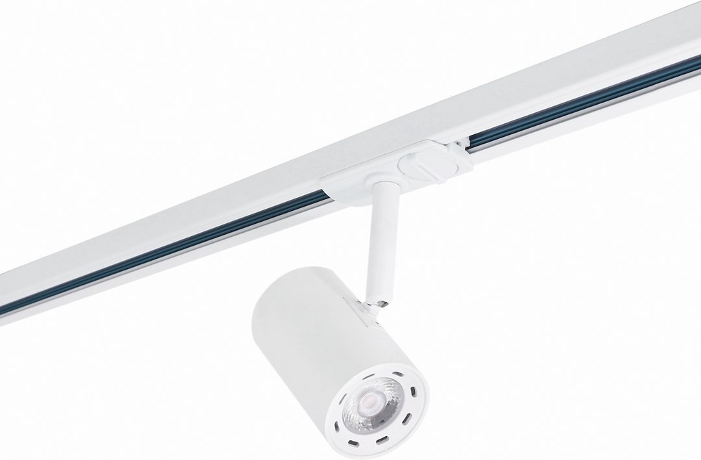 VELO LED TRACK LIGHT, 1-FASET, HVID, 7W, 230V