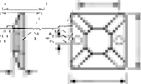 HOLDER SORT M/LIM 28X28MM MB4A