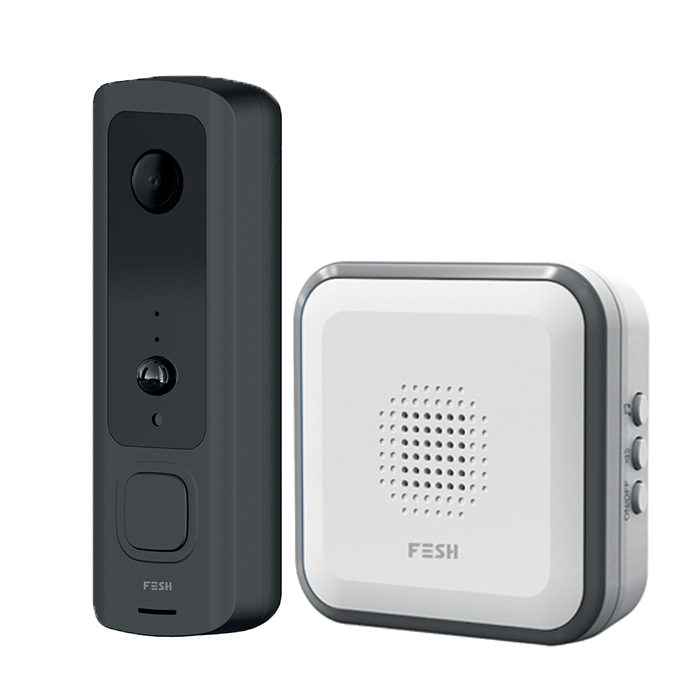 FESH SMART HOME video dørklokke med lydgiver