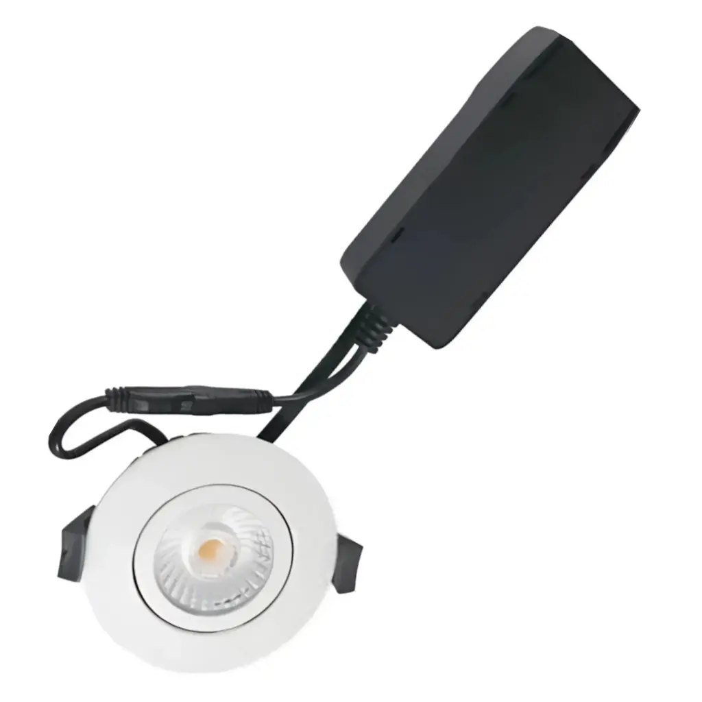 LED spot ECO 6W 35° - rund hvid 2700K
