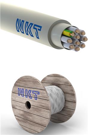 Installationskabel NOIKLX 90° 10G1,5 Lysegrå Tr500