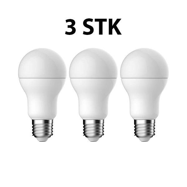 14W LED pære 1521Lm 2700K - 3-pak