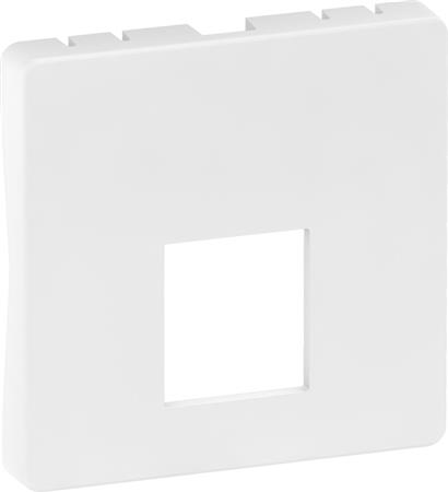 LK FUGA afdækning for Dataudtag for 1x Keystone RJ45 (Small/Large) 1 modul hvid