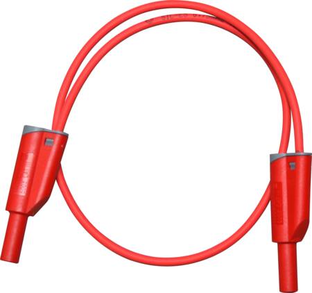 Prøveledning 2611 silikone 100CM rød