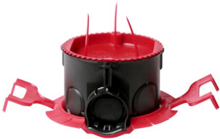 Indmuringsdåse komplet med klemmfix/låg