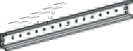 Tabula din-skinne 4 modul