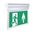 væg- eller loftmonteret LED exit skilt - 2W, Samsung LED chip, 140 lumens